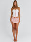 SCHOOLGIRL CORSET TOP WHITE Corset 