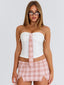 SCHOOLGIRL MICRO MINI SKIRT PINK Mini Skirt 