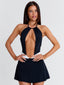 SCOTTIE MINI DRESS BLACK Mini Dress 