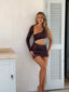 SEOPHORA MINI DRESS MAUVE LEOPARDO Mini Dress 