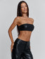SEVARA TOP BLACK Crop Top 
