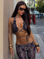 SHANEL CROP TOP DEEP PURPLE Crop Top 