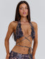 SHANEL CROP TOP DEEP PURPLE Crop Top 