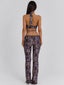 SHANEL CROP TOP DEEP PURPLE Crop Top 