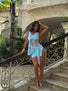 SHARNA MINI DRESS ICE BLUE Mini Dress 