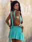 SHELBY MINI DRESS TEAL Mini Dress 