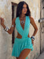 SHELBY MINI DRESS TEAL Mini Dress 