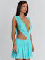 SHELBY MINI DRESS TEAL Mini Dress 