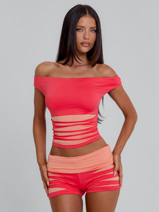 SHERRY SHORTS ORANGE Shorts 