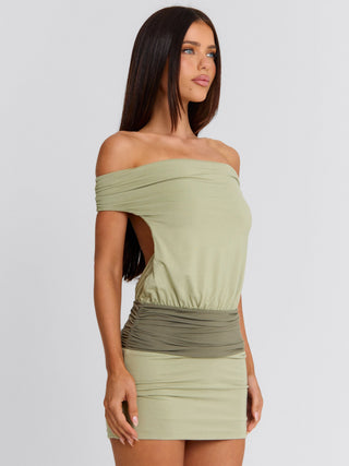 SHILOU MINI DRESS SAGE Mini Dress 