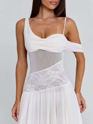 SINORA MAXI DRESS IVORY Maxi Dress 