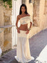 SKYLA MAXI SKIRT CREAM Maxi Skirt 