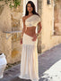 SKYLA MAXI SKIRT CREAM Maxi Skirt 