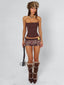 SOLA MESH CORSET CHOCOLATE BROWN Corset 