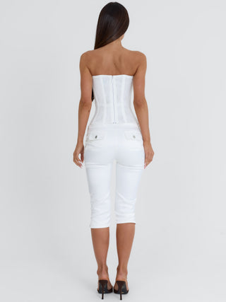 SOLA MESH CORSET TOP WHITE Corset 