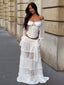 SOLALNES TOP WHITE Crop Top 