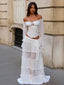 SOLALNES TOP WHITE Crop Top 