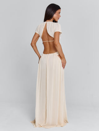 SOLEIA MAXI SKIRT CREAM Maxi Skirt 