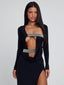 SOLVIA MAXI DRESS BLACK Maxi Dress 