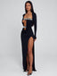 SOLVIA MAXI DRESS BLACK Maxi Dress 