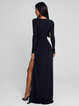 SOLVIA MAXI DRESS BLACK Maxi Dress 