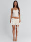 STACY MINI SKIRT IVORY Mini Skirt 