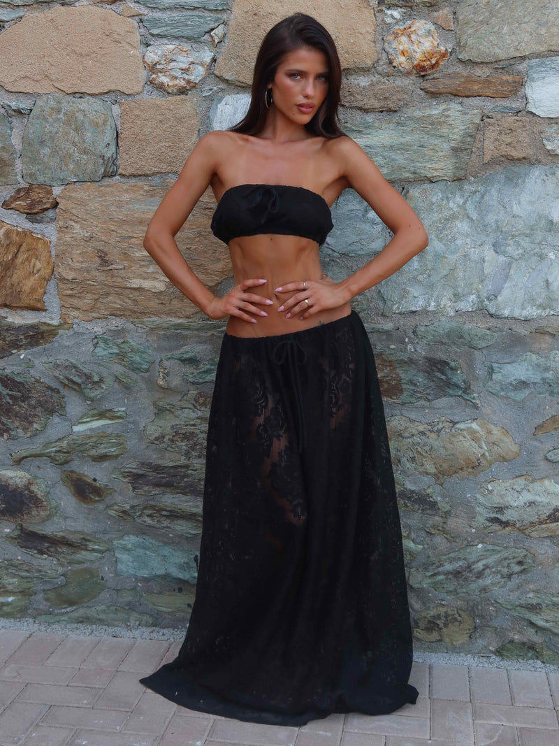 SOREN MAXI SKIRT BLACK Maxi Skirt 