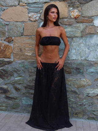 SOREN TOP BLACK Crop Top 