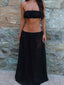 SOREN TOP BLACK Crop Top 