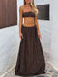 SOREN MAXI SKIRT CHOCOLATE Maxi Skirt 