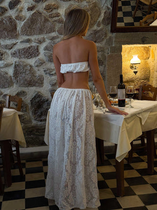 SOREN TOP WHITE Crop Top 