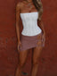 STARRY MINI SKIRT BRONZE Mini Skirt 