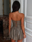 STEPHIA MINI DRESS TAUPE Mini Dress 