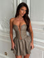 STEPHIA MINI DRESS TAUPE Mini Dress 