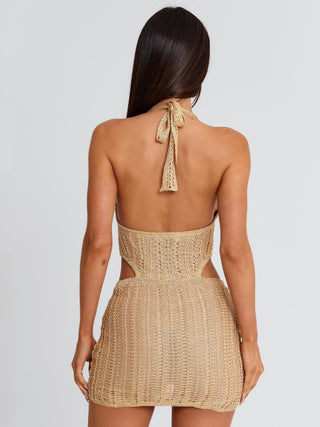 SURI MINI DRESS GOLD Mini Dress 