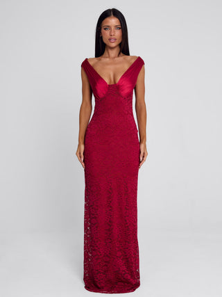 SYLORA MAXI DRESS RED Maxi Dress 