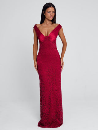 SYLORA MAXI DRESS RED Maxi Dress 