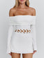SYLVAINE MINI DRESS WHITE Mini Dress 