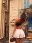HALEY MINI DRESS CREAM Mini Dress 