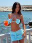 TAIN TOP BLUE Crop Top 