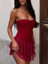 TAMZY MINI DRESS RED Mini Dress 