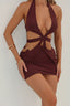 TASHA MINI DRESS DARKMAUVE Mini Dress 