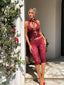 TAYLAH CAPRI WINE Pants 