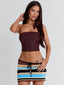 ZOEY MINI SKIRT MULTI STRIPE Mini Skirt 