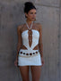 TIAN MINI DRESS CREAM Mini Dress 