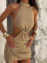 TIZIANA MINI DRESS GOLD Mini Dress 