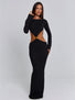 TOVA MAXI DRESS BLACK Maxi Dress 