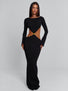 TOVA MAXI DRESS BLACK