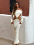 TOVA MAXI DRESS CREAM Maxi Dress 