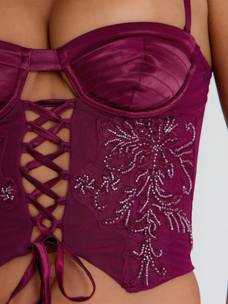 TRESNA CORSET TOP PLUM Corset 